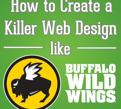 Killer Website Design by Buffalo Wild Wings